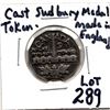 Image 1 : CAST SUDBURY COMMEMORATIVE 5 CENT TOKEN. MADE IN ENGLAND