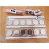 Image 2 : ROLL OF MAGNETIC AND NON-MAGNETIC 2011 1 CENTS & 2000 25 CENT SET