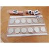 Image 3 : ROLL OF MAGNETIC AND NON-MAGNETIC 2011 1 CENTS & 2000 25 CENT SET