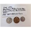 Image 1 : ROY ROGERS, FREDERIC MARCH TOKEN & 1941 VATICAN COIN