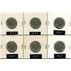 Image 1 : 6 1937 Buffalo nickels