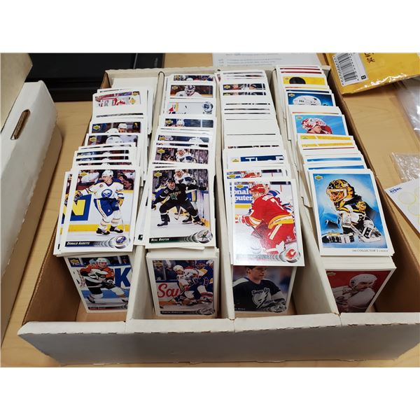 5000 asst cards -92/93 UD hockey (stars, rc's commons)