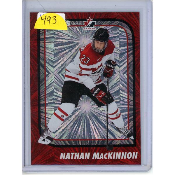 Nathan MacKinnon Team Canada - Tim Hortons UD Hockey Card