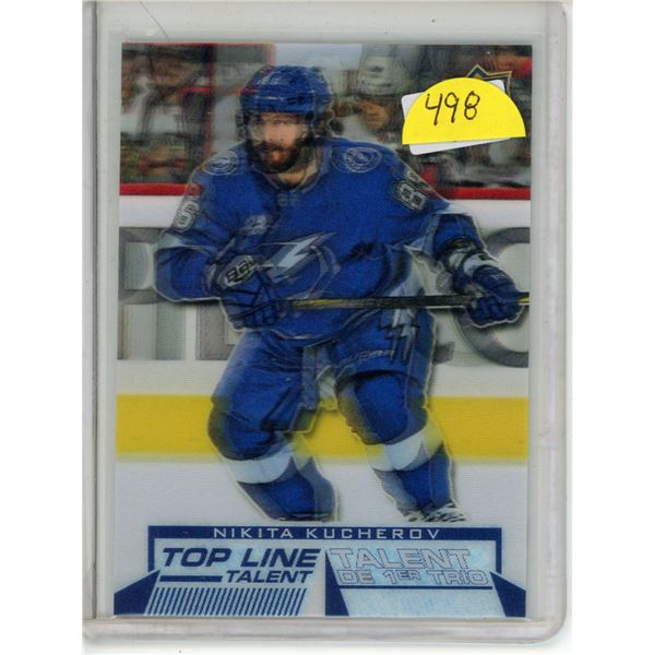 Nikita Kucherov Top Line Talent - Tim Hortons UD Hockey Card