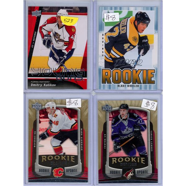 4 Specialty Hockey Cards - Semi-rare Cards