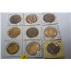 Image 1 : 9 USA trade tokens