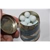 Image 2 : Cocoa antique tin of marbles