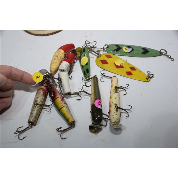 Lot of fishing lures & spoons