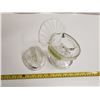 Image 5 : Vintage Glass Turkey Serving Bowl & Lid (small chip on base)