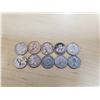 Image 2 : Lot of 10 silver Canada 10 cents