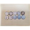 Image 2 : Lot of 10 silver Canada 10 cents