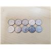 Image 1 : Lot of 10 silver Canada 10 cents