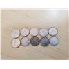 Image 1 : Lot of 10 silver Canada 10 cents