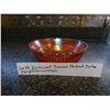 Image 1 : IRRIDESCENT DIAMOND STARBURST SCALLOP MARIGOLD CARNIVAL GLASS