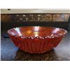 Image 2 : IRRIDESCENT DIAMOND STARBURST SCALLOP MARIGOLD CARNIVAL GLASS