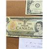 Image 2 : 1969 USA One Dollar Bill - John B Connally, 2 1973 Canada Replacement Bills G Bavey Governor