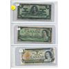 Image 1 : 1937, 1967, 1973, Bank of Canada $1 Notes