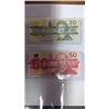Image 3 : $2-$50 Bank of Canada Notes (1986,1989,1991,1988)