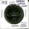 Image 1 : 1978 Canadian Nickel Dollar - Broken Water Lines