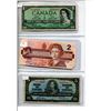 Image 1 : $1-$50 Bank of Canada Notes (1954, 1986, 1937, 1989, 1979, 1954)