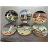 Image 1 : Lot of 6 Collectors Baseball Plates inc Shoeless Joe Jackson Cy Young
