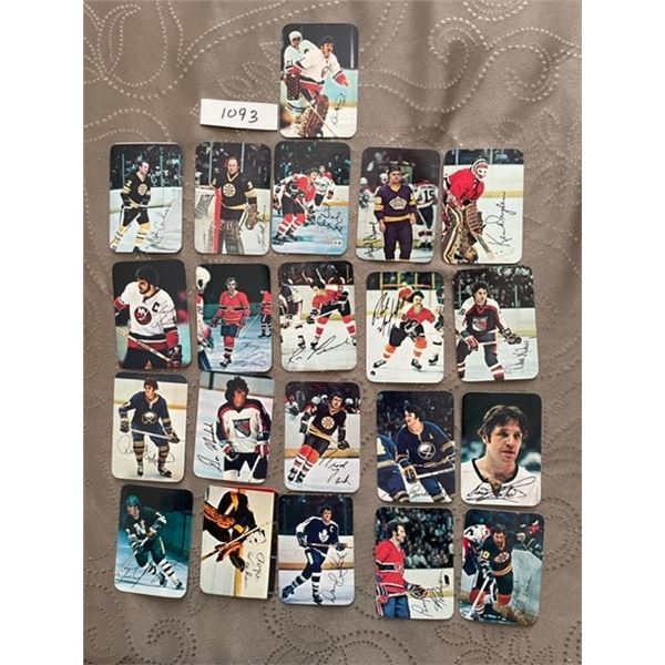 1977-78 Topps insert set inc Ken Dryden Guy Lafleur Darryl Sittler