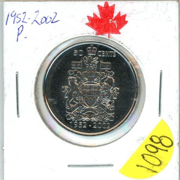 2002 P 50¢ Fifty Cent piece (1952-2002)