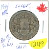 Image 1 : 1944; CDN 50¢ piece, 80% Silver; 2,460,205 minted W.W.II