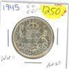 Image 1 : 1945; CDN 50¢ piece, 80% Silver; 1,959,528 minted W.W.II