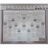 Image 2 : 2000 Canada quarters on Millenium board