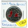 Image 1 : 2002 men's hockey coloured engraved "2" UNC