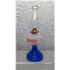 Image 2 : #2 coal oil lamp red & blue base