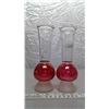 Image 2 : 2 Red matching vases