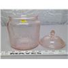 Image 3 : Cookie Jar (Pink depression glass)
