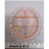 Image 2 : Oval dish (Pink depression glass)
