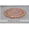 Image 1 : Decorative centerpiece plate (Pink depression glass)