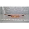 Image 3 : Plate with two handles (Pink depression glass)