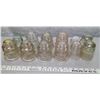 Image 1 : Vintage Glass Insulator Lot (12)