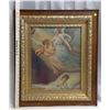 Image 1 : Beautiful antique picture frame with religious print 30" x 26"