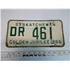 Image 1 : 1955 Sask License Plate Dealer Golden Jubilee - Low Number