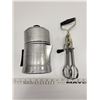 Image 2 : Vintage kitchen lot - hand whipper and aluminum coffee maker