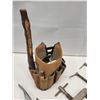 Image 4 : Vintage tool lot including old drill bits and grub hoe