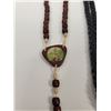Image 5 : Religious jewellery lot including rosary and saint tokens