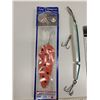 Image 3 : 3 XL fishing lures, one Len Thompson