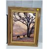 Image 3 : 2 Western themed framed artwork