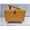 Image 1 : Wooden box with shoe shine/polishing supplies/leather care