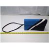 Image 1 : Blue/Black/White Striped Purse