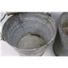 Image 5 : 3 Galvanized Pails