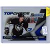 Image 1 : Sidney Crosby Certified Top Choice Panini Hockey Card 2010