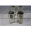 Image 6 : 2 Coffee Jars - Nabob & Blue Ribbon, 2 Atlas Mason Jars